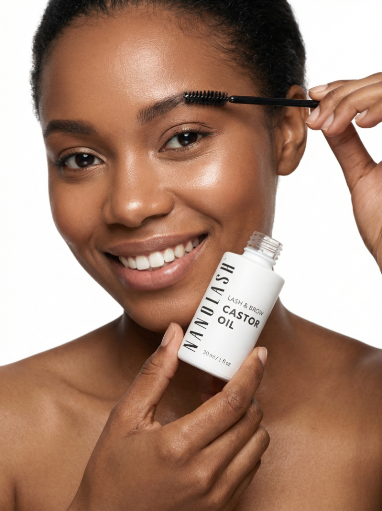 nanolash olio di ricino sopracciglia