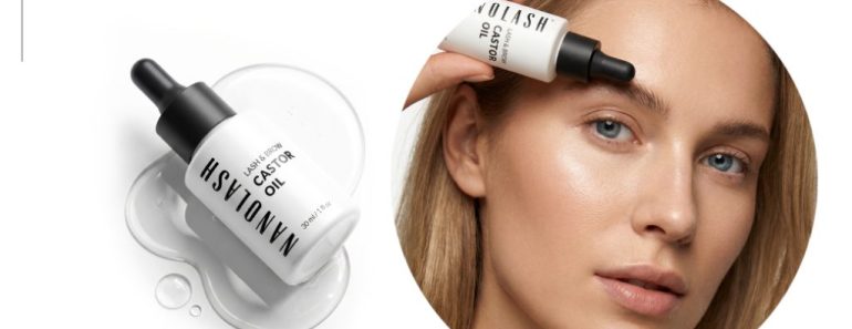 sopracciglia olio di ricino nanolash